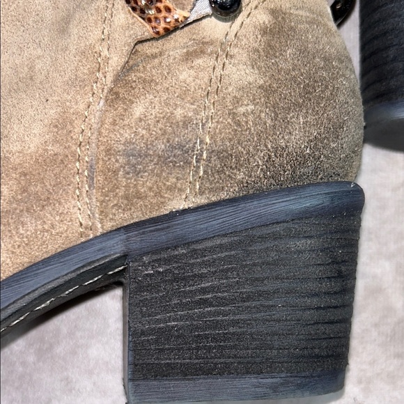 EUC Donald J Pliner Western Couture Collection Women US 8M Tan Brown Ankle Boot - Picture 9 of 15